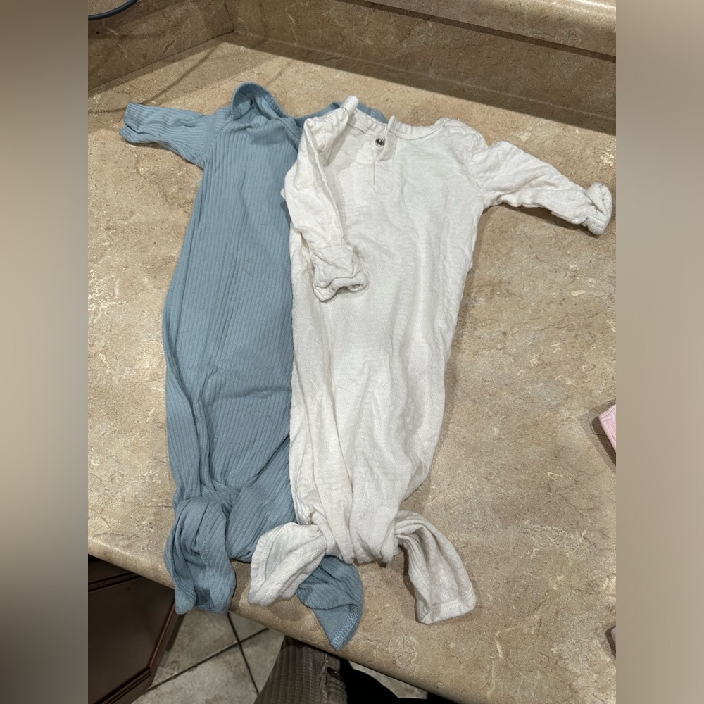 Baby swaddles and nightgowns